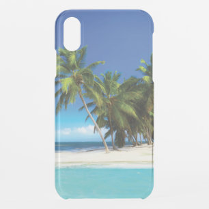 Exotic beach throw pillow iPhone XR case