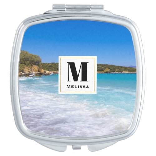 Exotic Beach Tropical Island Paradise Compact Mirror