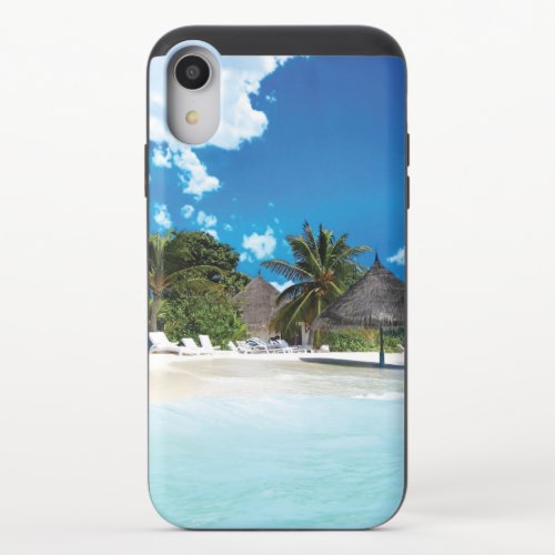 Exotic Beach  iPhone XR Slider Case