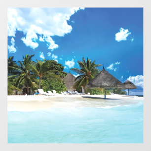 Exotic Beach Wall Decal