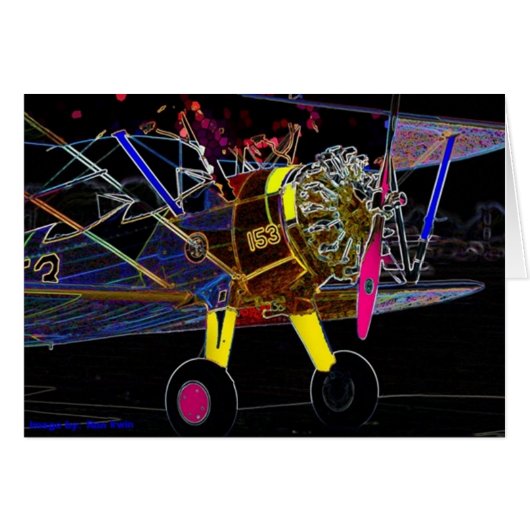 Exotic Biplane Cards (Front Horizontal)