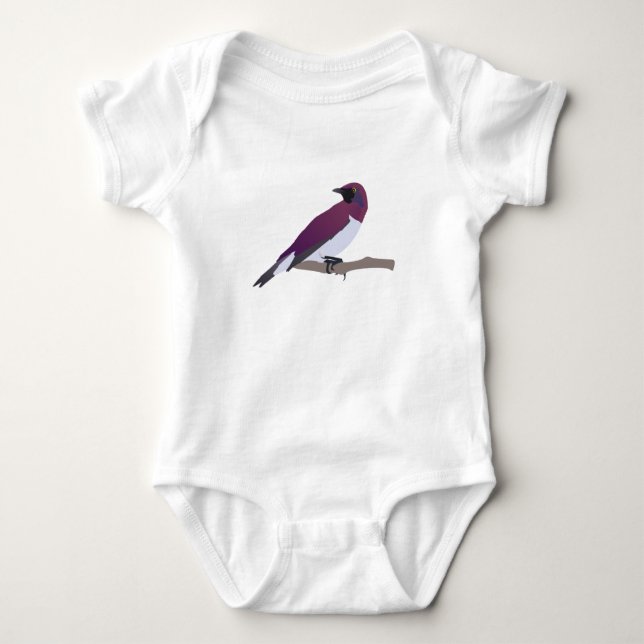 Exotic Bird Baby Bodysuit (Front)