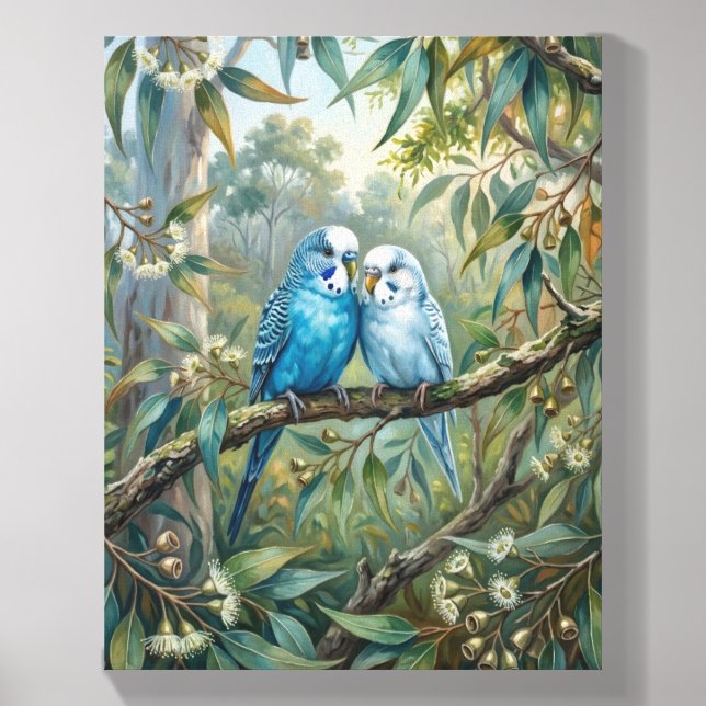 Exotic Bird Decor Canvas Photo Tile (Front Set)