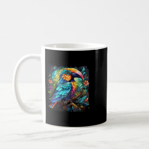 Exotic Bird Design 2Colourful Vibrant Charming Coffee Mug