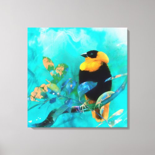 Exotic Bird SONG ON THE WIND Canvas Print