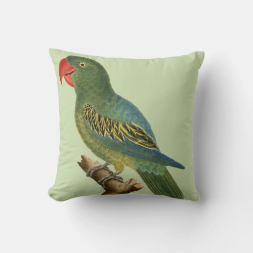 Exotic Bird Tropical Parrot Throw Pillow