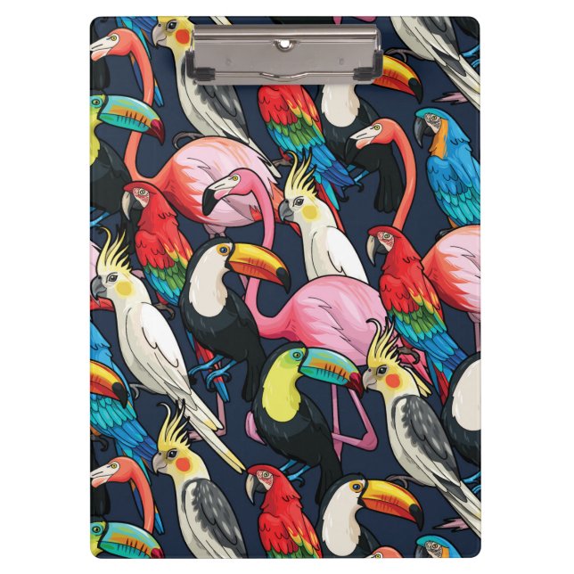 Exotic birds clipboard (Front)