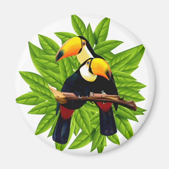 Exotic Birds Magnet (Front)
