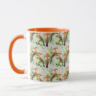 Exotic Birds On Lace Mug