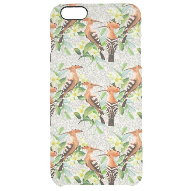 Exotic Birds On Lace Uncommon iPhone Case (Back)