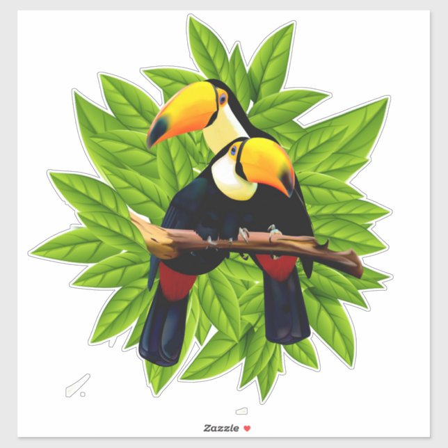 Exotic Birds Sticker (Sheet)