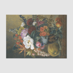 Exotic blooms in a Grecian vase Decoupage Tissue Paper