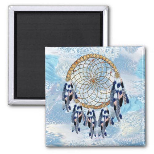 Exotic Blue Dream Catcher gifts Magnet