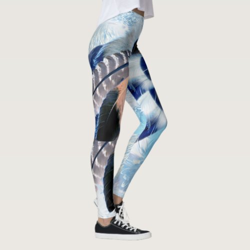 Exotic Blue Dream Catcher Leggings