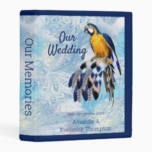 Exotic Blue Dream Catcher Mini Binder