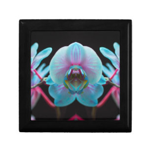 Exotic Blue Orchid Reflection Gift Box