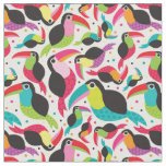 exotic brazil toucan bird background fabric