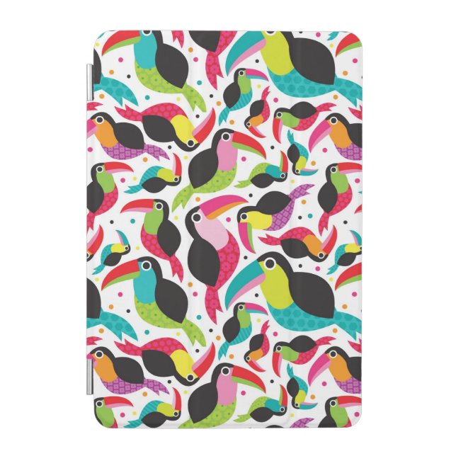 exotic brazil toucan bird background iPad mini cover (Front)