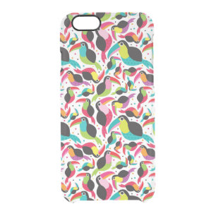 exotic brazil toucan bird background clear iPhone 6/6S case