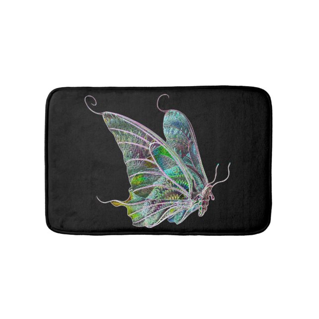 Exotic Butterfly Bath Mat (Front)