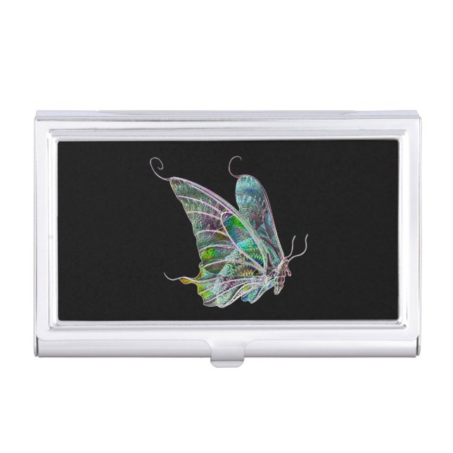 Exotic Butterfly Business Card Holder (Front)