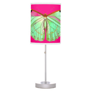 Exotic Butterfly Forest Jungle Table Lamp