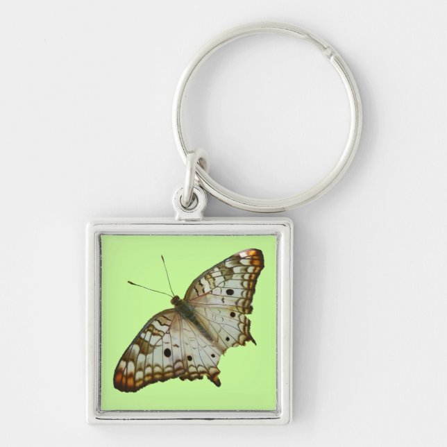 Exotic Butterfly from St. Lucia Keychain (Front)