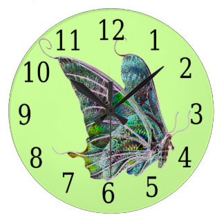 Butterfly Clocks, Butterfly Wall Clock Designs