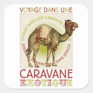 Exotic Caravan Camel Stickers