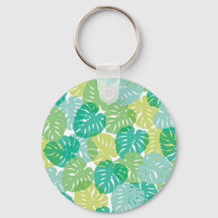 Exotic Cheese Plant: Tropical Monstera Keychain