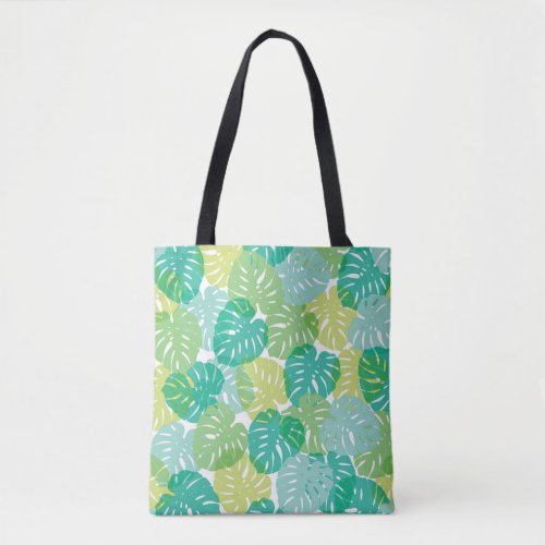 Exotic Cheese Plant Tropical Monstera Tote Bag