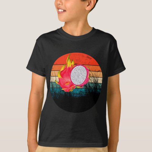 Exotic Dragon Fruit Superfoods Pitahaya Fruits Lov T_Shirt