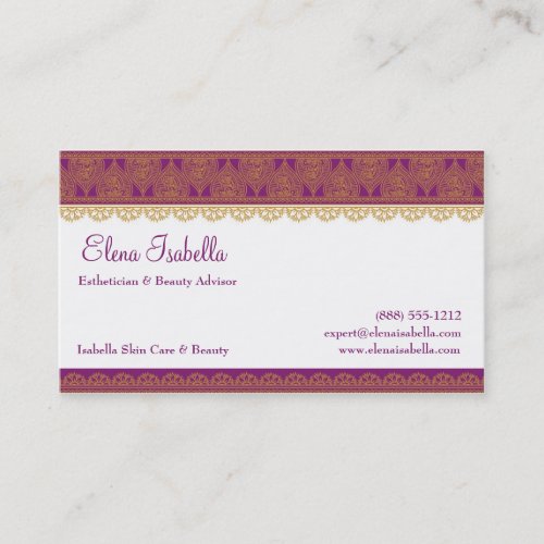 Exotic, Elegant, Royal Business Card