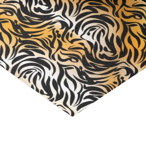 Exotic Fantasy Animal Print Tiger and Zebra Tissue Paper