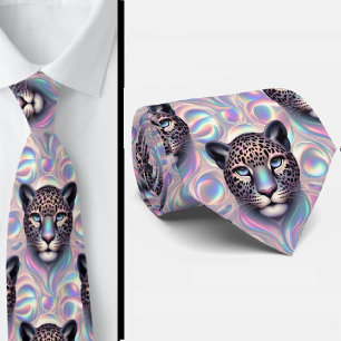 Exotic Faux Silk Luxury Trendy Opal Gentleman's Neck Tie