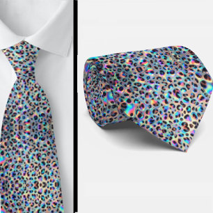 Exotic Faux Silk Luxury Trendy Opal Gentleman's Neck Tie