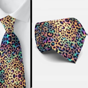 Exotic Faux Silk Luxury Trendy Opal Gentleman's Neck Tie