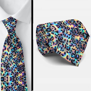 Exotic Faux Silk Luxury Trendy Opal Gentleman's Neck Tie