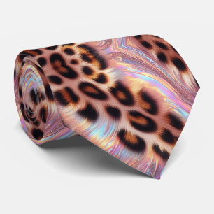 Exotic Faux Silk Luxury Wild Animal Gentleman's Neck Tie