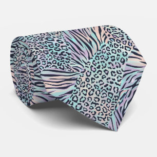 Exotic Faux Silk Luxury Wild Animal Gentleman's Neck Tie