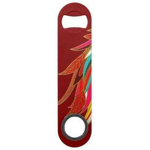 Exotic Feathers Red Bar Key