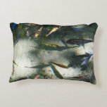 Exotic Fish Pond Colorful Photography Decorative Pillow