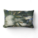 Exotic Fish Pond Colorful Photography Lumbar Pillow