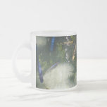 Exotic Fish Pond Frosted Glass Coffee Mug