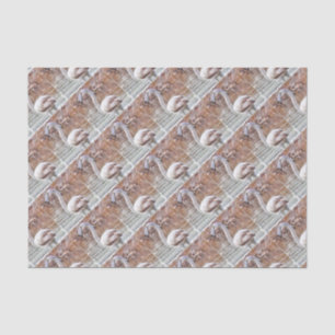 Exotic Flamingo Watercolor Tissue Paper