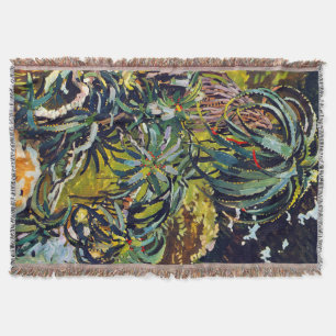 Exotic Flora #12 at SunshineDazzle Throw Blanket