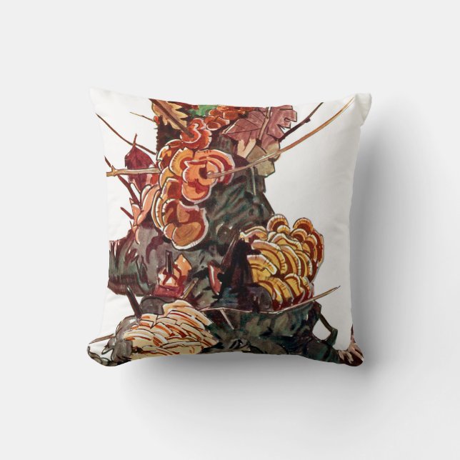 Exotic Flora #9 at SunshineDazzle Throw Pillow (Front)