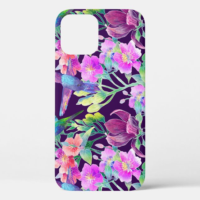 Exotic Flora and Fauna: Seamless Pattern Case-Mate iPhone Case (Back)