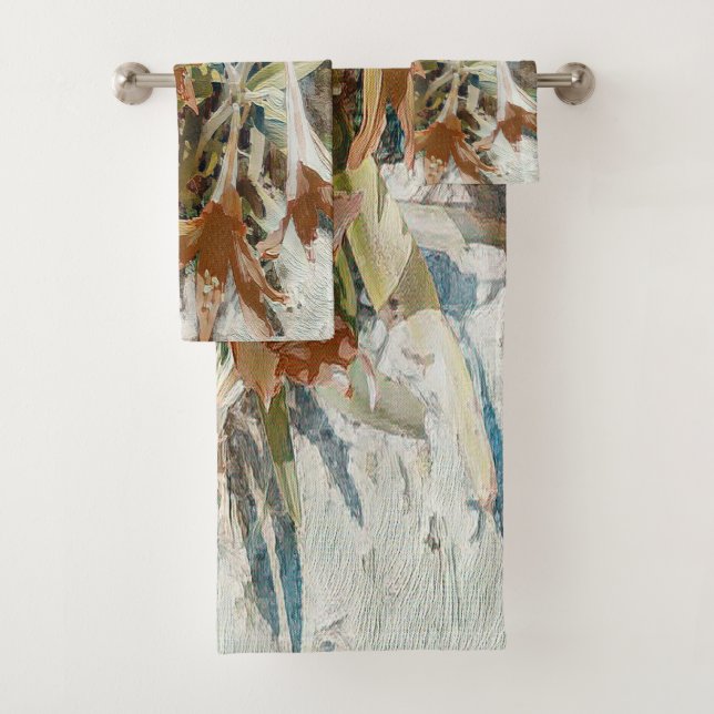 Exotic Floral Bath Towel Set (Insitu)