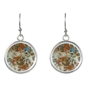 Exotic Floral Earrings